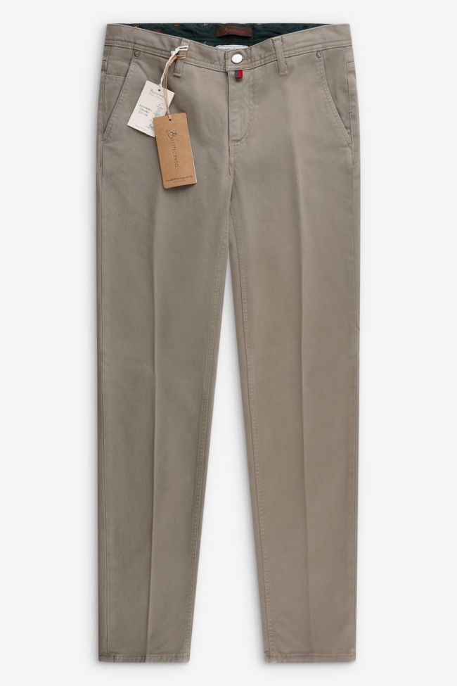 Trouser Man B-Settecento 5 Pocket Slim Plain 98% cotton 2% ea