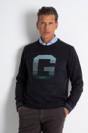 Knitwear Man Gant Crew-neck Classic Plain 80% Co 20% Wo