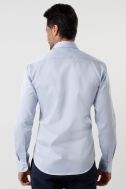 Shirt Man Aplomb Slim Not Iron Plain 100% cotton collar Italian Long sleeve