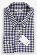 Camisa Hombre Ingram Regular Cuadros 100% algodón cuello Abotonado Manga larga