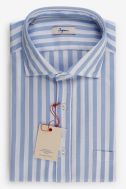 Shirt Man Ingram Regular Stripe 100% cotton collar French Long sleeve