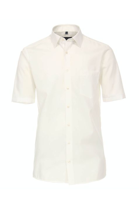 Shirt Man Casamoda Comfort Not Iron Plain collar French Short sleeve